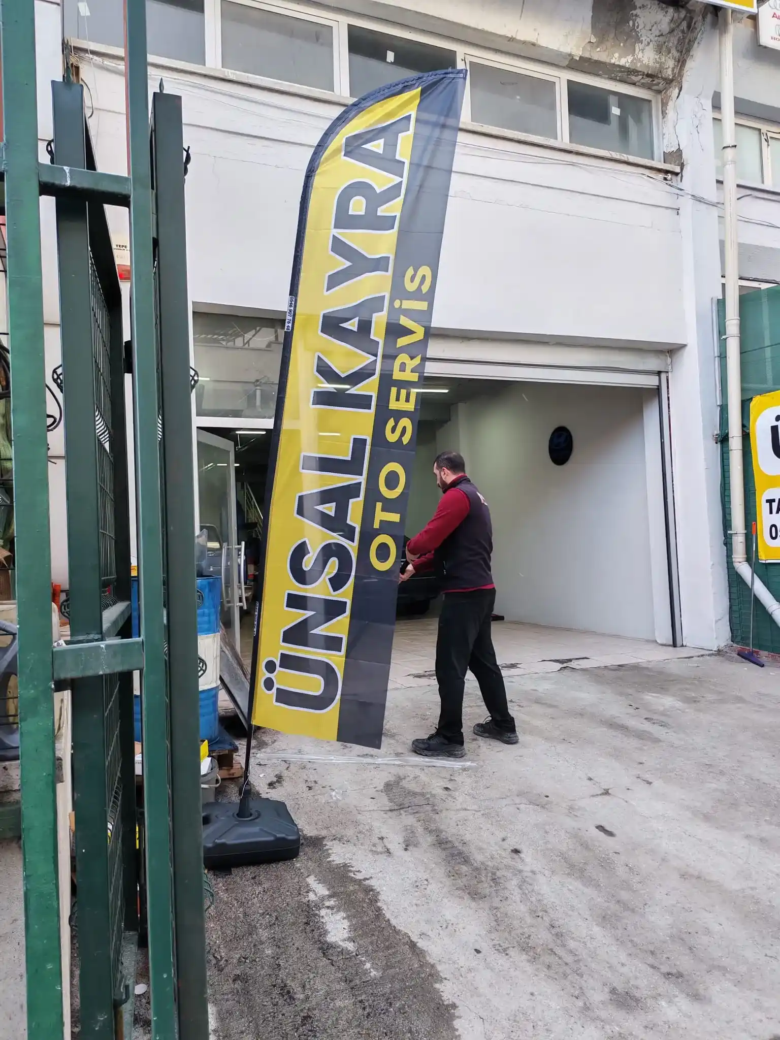 Oto Tamirci Yelken Bayrağı-27